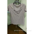 Cotton Comfortable Fabric rosetty round neck cotton t-shirt Manufactory